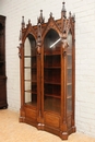 Gothic style Display cabinet in rosewood, France 19th century