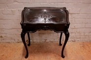 Exceptional solid palisander ladys desk dated 1873 Paris signedL HOSTE