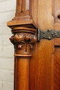 Gothic style Bookcase in Walnut, France 19th century