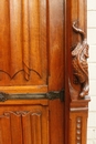 Gothic style Bookcase in Walnut, France 19th century