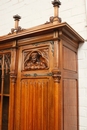 Gothic style Bookcase in Walnut, France 19th century