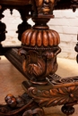 Renaissance style Desk table in Walnut, France 19th century