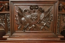 Renaissance style Cabinet in Walnut, France 19th century