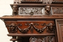 Renaissance style Cabinet in Walnut, France 19th century