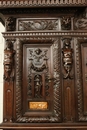 Renaissance style Cabinet in Walnut, France 19th century