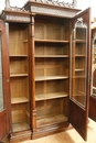 Gothic style Bookcase in Walnut, France 19th century