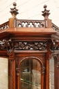 Gothic style Display cabinet in Walnut, France 19th century