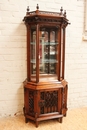 Gothic style Display cabinet in Walnut, France 19th century