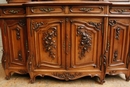 Louis XV style Cabinet in Walnut, France 19th century