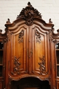 Louis XV style Cabinet in Walnut, France 19th century