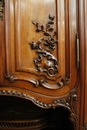 Louis XV style Cabinet in Walnut, France 19th century