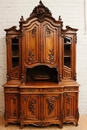 Louis XV style Cabinet in Walnut, France 19th century