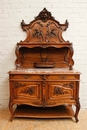 Louis XV style Server in Walnut, France 19th century