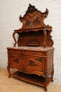 Louis XV style Server in Walnut, France 19th century