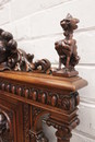 Renaissance style Arm chair in Walnut, France 19th century