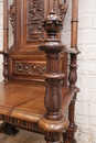 Renaissance style Arm chair in Walnut, France 19th century