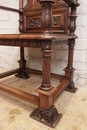 Renaissance style Arm chair in Walnut, France 19th century