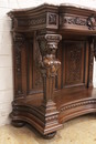 Renaissance style Console in Walnut, France 19th century