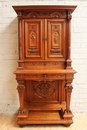 Renaissance style Cabinet in Walnut, Belgium 19th century