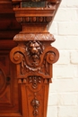 Renaissance style Cabinet in Walnut, Belgium 19th century