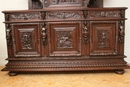 Renaissance style Cabinet in Walnut, France 19th century