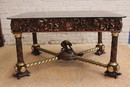 Renaissance style Table in Walnut, France 19th century