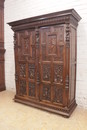 Renaissance style Armoire in Walnut, France 19th century