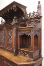 Gothic style Cabinet in Walnut, France 19th century