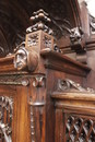 Gothic style Cabinet in Walnut, France 19th century