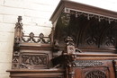 Gothic style Cabinet in Walnut, France 19th century