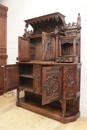 Gothic style Cabinet in Walnut, France 19th century