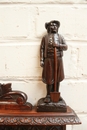 Breton style Hall Bench in Oak, France 19th century