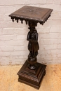 Breton style Pedestal in Oak, France 19th century