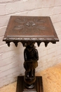 Breton style Pedestal in Oak, France 19th century