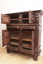 Renaissance style Cabinet in Oak, France 19th century