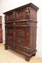 Renaissance style Cabinet in Oak, France 19th century