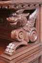 Hunt style Cabinet in Oak, France 19th century