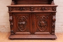 Hunt style Cabinet in Oak, France 19th century