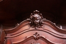 Louis XV style Cabinet in Walnut, Germany 19th century
