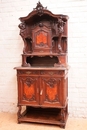 Louis XV style Cabinet in Walnut, Germany 19th century