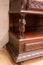 Breton style Cabinet in Oak, France 1900