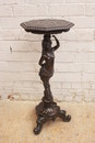 Renaissance style Pedestal in Walnut, France 19th century