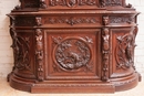 Hunt style Cabinet in Oak, France 19th century