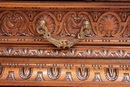Renaissance style Bookcase in Walnut, France 19th century