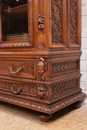 Renaissance style Bookcase in Walnut, France 19th century