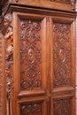 Renaissance style Bookcase in Walnut, France 19th century