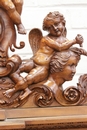 Renaissance style Bookcase in Walnut, France 19th century