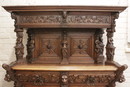 Renaissance style Cabinet in Oak, Belgium 19th century
