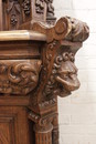 Renaissance style Cabinet in Oak, Belgium 19th century