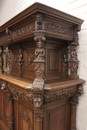 Renaissance style Cabinet in Oak, Belgium 19th century